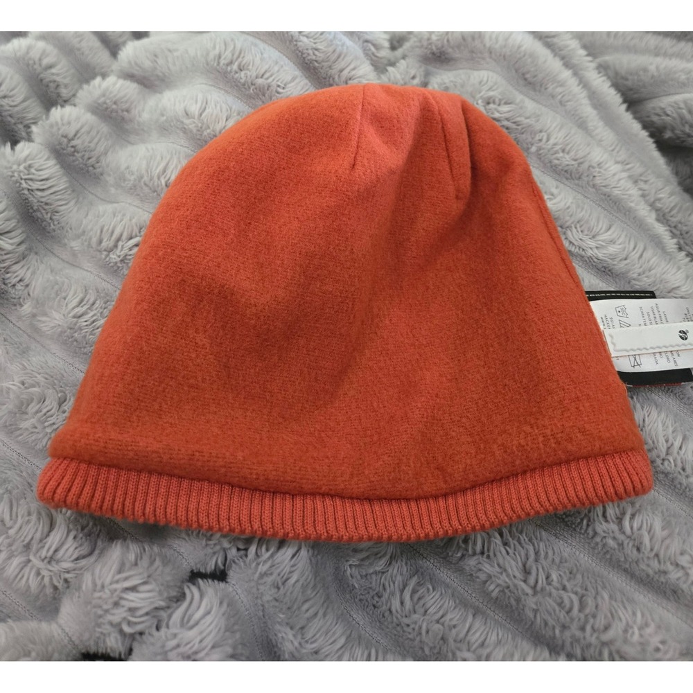 Harley-Davidson Boys Black Orange Knit Fleece Lined Beanie Hat 7283751 Size 4-14 - Picture 7 of 8